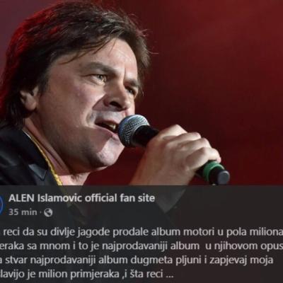 Islamović se preko fan profila hvali da je on zaslužan za uspjehe Jagoda i Dugmeta: “Poklonite mi se”