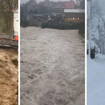 Poplave u Italiji, mećava u Alpama, palo metar snijega: Gradovi odsječeni, škole zatvorene Poplave u Italiji, mećava u Alpama, palo metar snijega: Gradovi odsječeni, škole zatvorene