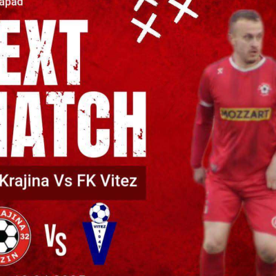 Danas veliki duel u Cazinu: FK Krajina- FK Vitez Danas veliki duel u Cazinu: FK Krajina- FK Vitez