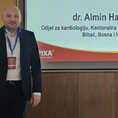 Priznati stručnjak u svijetu medicine, Cazinjanin dr. Almin Handanagić održao predavanje o primjeni NOAC-a u kardiologiji