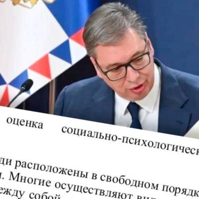 Vučić objavio izvještaj FSB-a o zvučnom topu: Pojavljuje se slovo koje Rusi ne koriste Vučić objavio izvještaj FSB-a o zvučnom topu: Pojavljuje se slovo koje Rusi ne koriste
