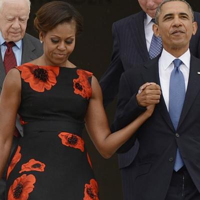 Barack i Michelle Obama snimljeni prvi put u javnosti nakon glasina o razvodu: Zajedno napustili restoran Barack i Michelle Obama snimljeni prvi put u javnosti nakon glasina o razvodu: Zajedno napustili restoran