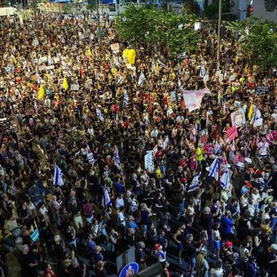 MASOVNI PROTESTI U TEL AVIVU: Pozivaju na hitan prekid rata u Gazi i oslobađanje talaca (VIDEO)