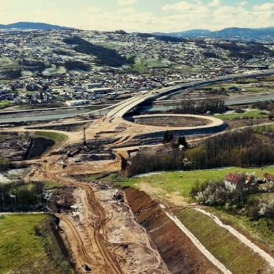 Pogledajte kako izgleda gradilište trase Koridora 5C