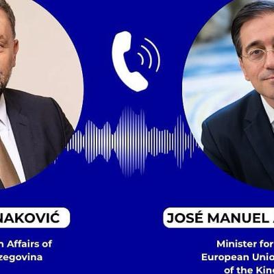 Konaković razgovarao s ministrom vanjskih poslova Španije: Bueno osudio separatizam Milorada Dodika