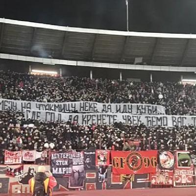 Navijači Zvezde poslali poruku Torcidi i Armadi: "Gdje god da krenete, uvijek ćemo vas tući"