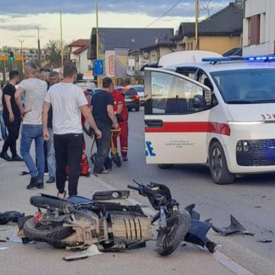 Dogodile se još tri saobraćajne nesreće s motociklistima, u jednoj ima ozlijeđene djece (FOTO)
