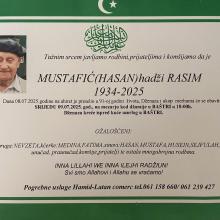 Na Ahiret preselio Mustafić (Hasan) hadži Rasim | Cazin.NET