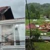 Nevrijeme u BiH: Olujni vjetar nosio krovove s kuća, meteorolozi najavljuju obilne padavine (FOTO)
