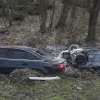 Težak sudar dva automobila, oba su zavr&scaron;ila u jarku, jedan se i prevrnuo. Ima povrijeđenih (VIDEO)