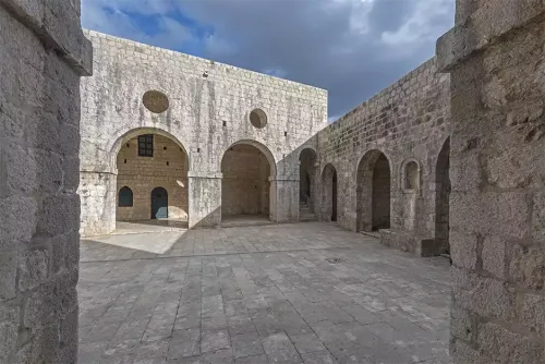 Interior of St. Lawrence Fortress