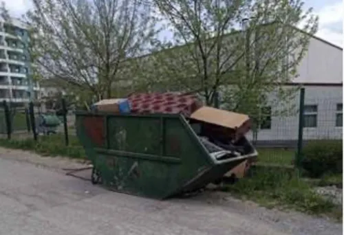 Obustava odvoza otpada u Cazinu tokom Prvog maja