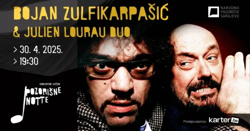 Svjetski jazz muzičari Bojan Zulfikarpa&scaron;ić i Julien Lourau 30. aprila u Narodnom pozori&scaron;tu Sarajevo