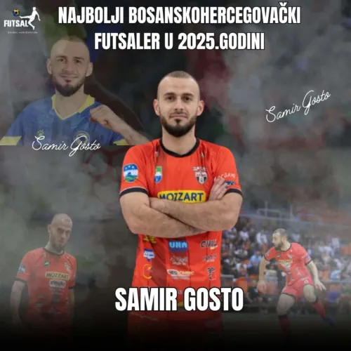Samir Gosto najbolji bh. futsaler&ndash; priznanje koje potvrđuje dominaciju MNK Bubamara Cazin | Cazin.NET