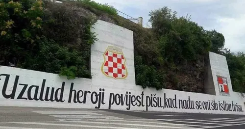 HDZ-ov direktor naredio uklanjanje grafita "Herceg-Bosni": "I 'Herceg-Bosnu' je uklonio HDZ"