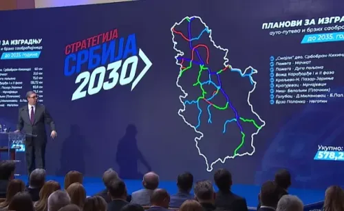 
                                    Vučić predstavio nacionalnu strategiju Srbija 2030: Ostajemo vojno neutralni, sarađivat ćemo sa NATO zemljama                                 