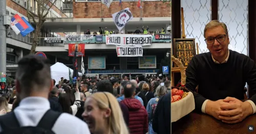 Radio-televizija Srbije podnijela krivičnu prijavu protiv studenata, Vučić najavio upotrebu sile (VIDEO)