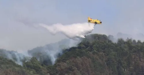 Požar na jugu BiH pod nadzorom, helikopter i jutros na terenu