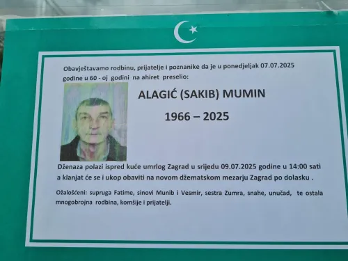 Na ahiret preselio ALAGIĆ (SAKIB) MUMIN | Cazin.NET