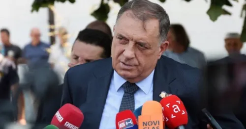 CIK prijavio prijetnje člana SNSD-a prije odluke o oduzimanju mandata Dodiku