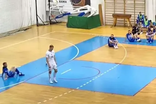 VIDEO Skandal u bh. futsalu: Igrači Muje Hrnjice prekinuli utakmicu za plasman u Premijer ligu